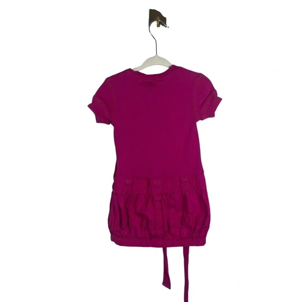 Ralph Lauren Girls Tie Waist Cargo Dress in Pink Size 2T